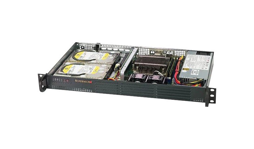 Supermicro SuperServer 5019C-L - rack-mountable - no CPU - 0 GB - no HDD