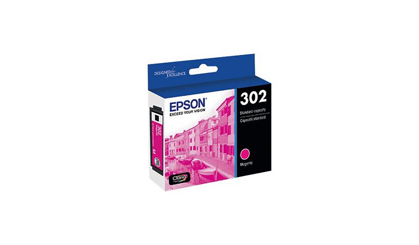 Epson 302 With Sensor - magenta - original - cartouche d'encre