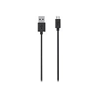 Belkin USB-A to Micro-USB Type B Cable - 480 Mbps - M/M - 6.6ft/3m - Black