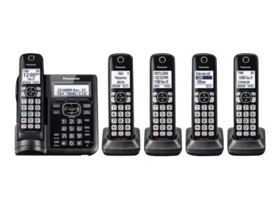 Panasonic KX-TGF545B - cordless phone - answering system - Bluetooth interf