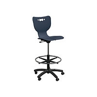 MooreCo Hierarchy - chair - plastic, steel - navy
