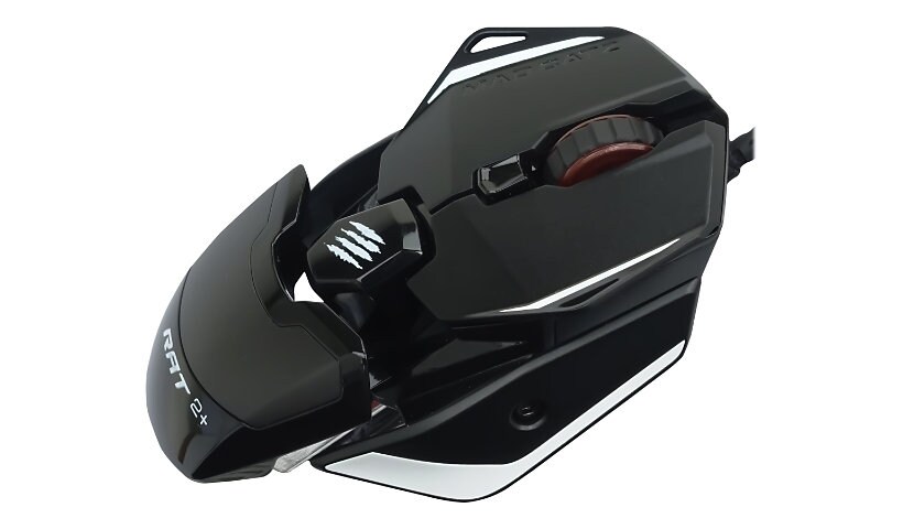 Mad Catz THE AUTHENTIC R.A.T. 2+ GAMING MOUSE - Black