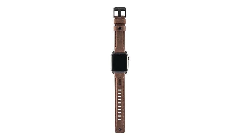 UAG Apple Watch Band 45mm/44mm/42mm, Series 7/6/5/4/3/2/1/SE - Leather Brow