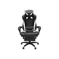 RESPAWN RSP-110 Racing Style Reclining Footrest Gaming Chair - White