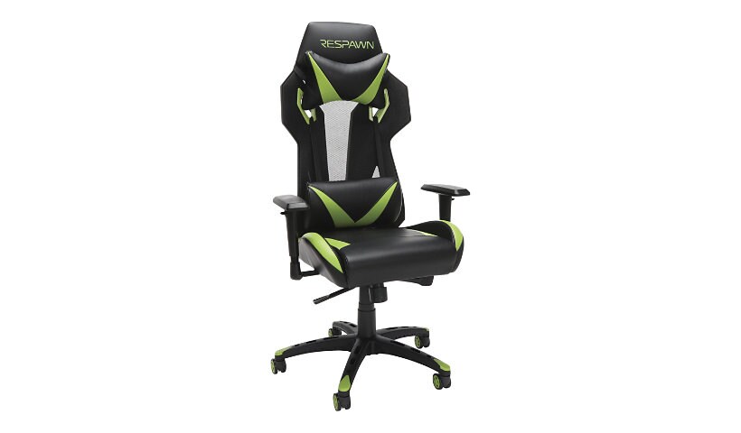 RESPAWN RSP-205 Mesh Back Racing Style Gaming Chair - Green