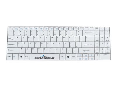 Seal Shield Clean Wipe Waterproof - keyboard - QWERTY - US - white Input De