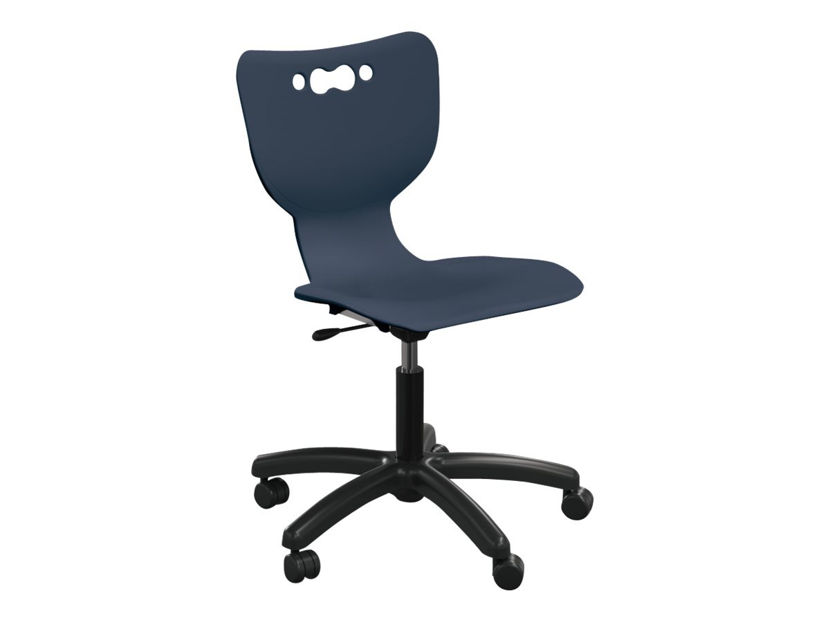 MooreCo Hierarchy - chair - plastic - navy