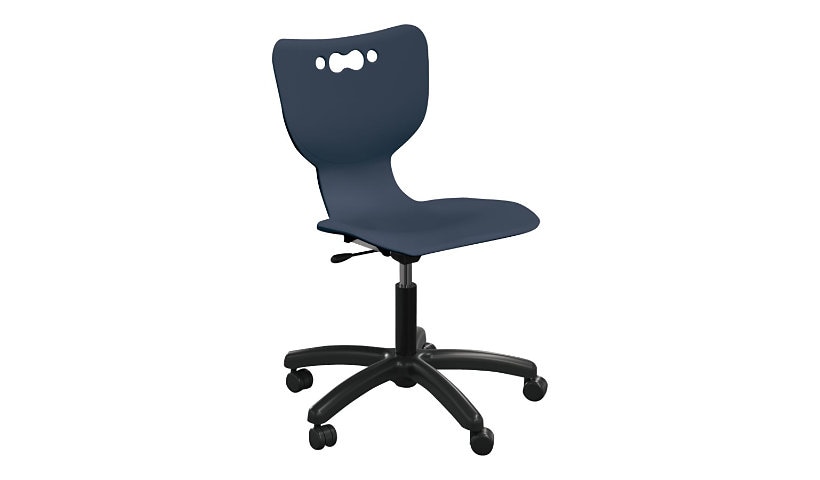 MooreCo Hierarchy - chair - plastic - navy