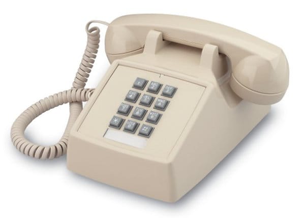 Cortelco 250013-VBA-20M Desk Phone with Volume Control - Beige