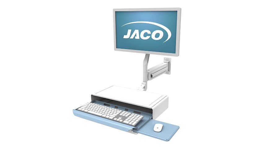 Jaco Wall Arm with Standard 2" Track Wall Extrusion