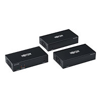 Tripp Lite HDMI Over Cat6 Extender Splitter Kit w/ PoC 2-Port 4K, 4:4:4 TAA