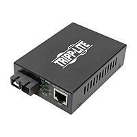 Tripp Lite Gigabit Multimode Fiber to Ethernet Media Converter, POE+ - 10/100/1000 SC, 1310 nm, 2 km (1.2 mi.) - fiber