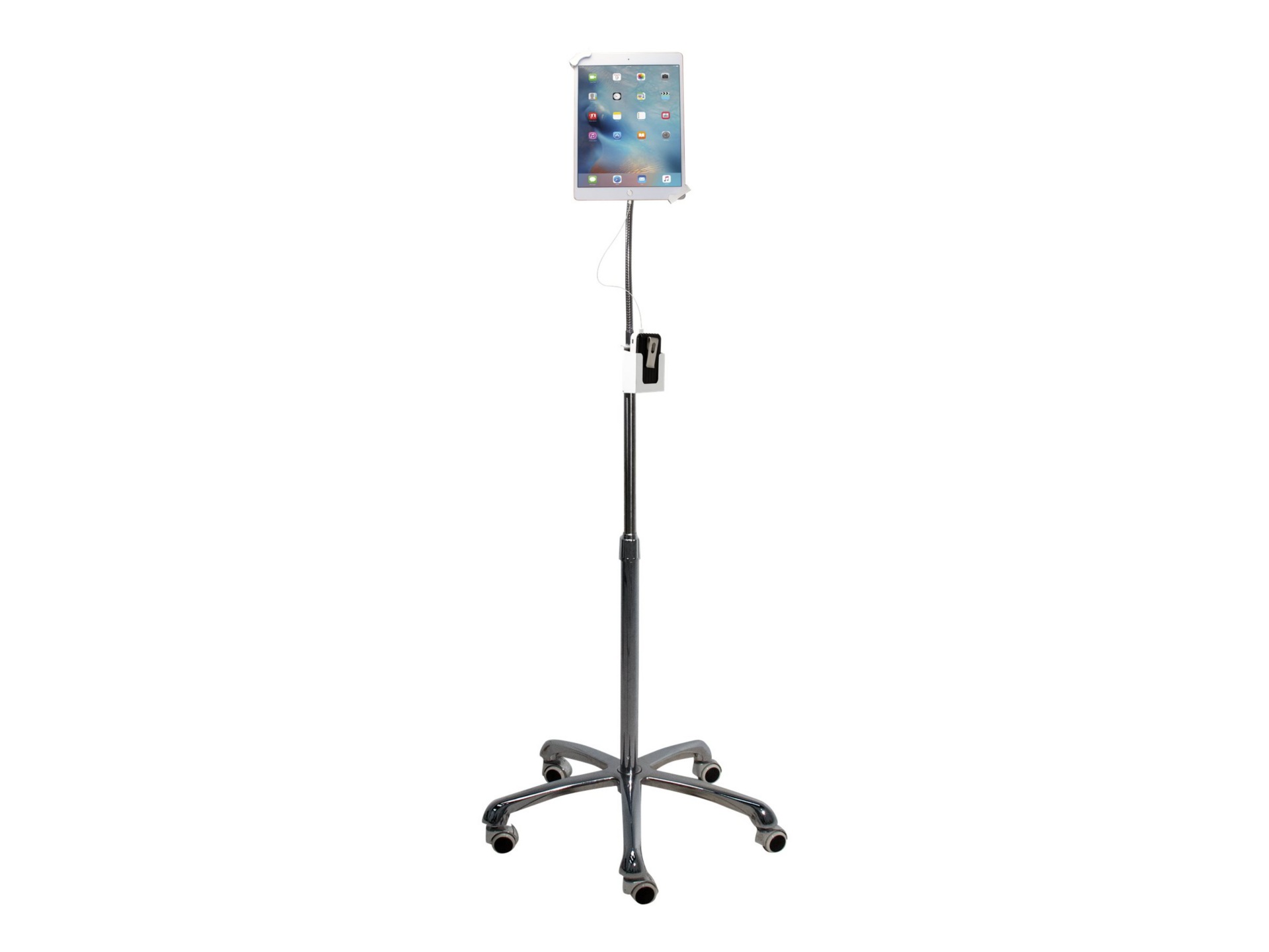 CTA Heavy-Duty Security Gooseneck Floor Stand - cart