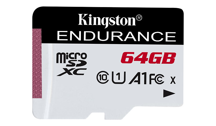 Kingston High Endurance - flash memory card - 64 GB - microSDXC UHS-I