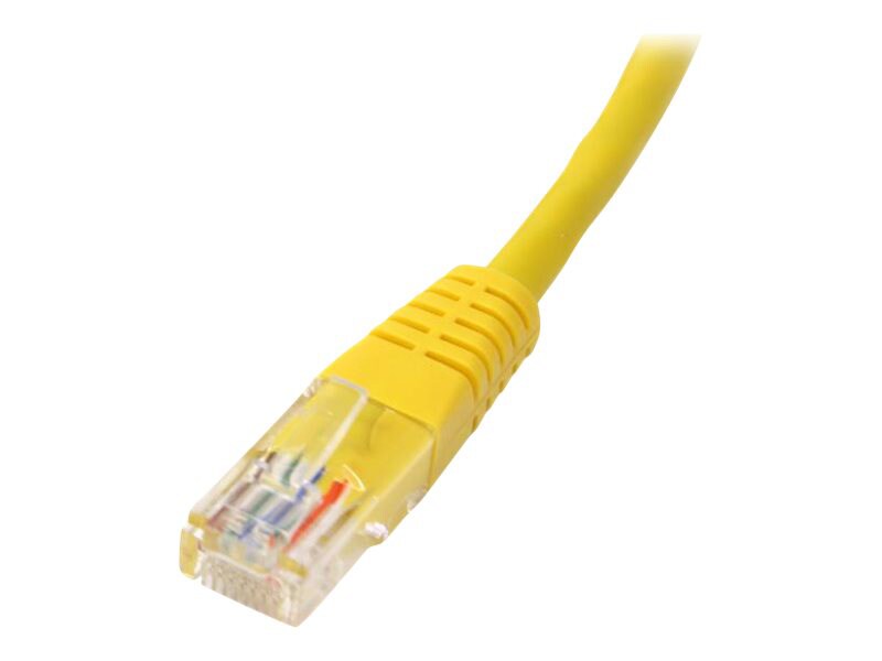 StarTech.com Cat5e Ethernet Cable 10 ft Yellow - Cat 5e Molded Patch Cable