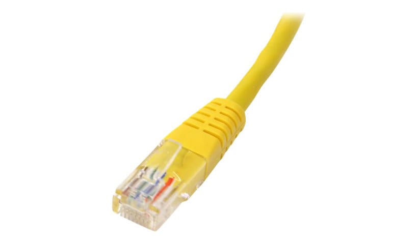 StarTech.com Cat5e Ethernet Cable 10 ft Yellow - Cat 5e Molded Patch Cable