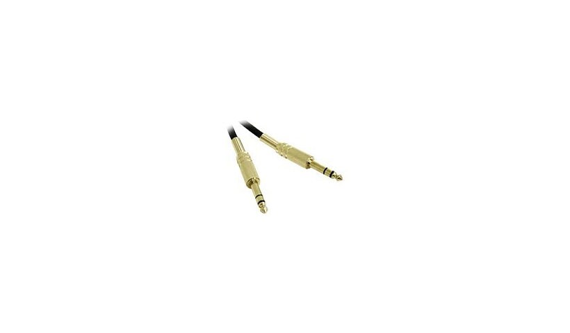 C2G Pro-Audio 6ft Pro-Audio 1/4in TRS Male to 1/4in TRS Male Cable - audio
