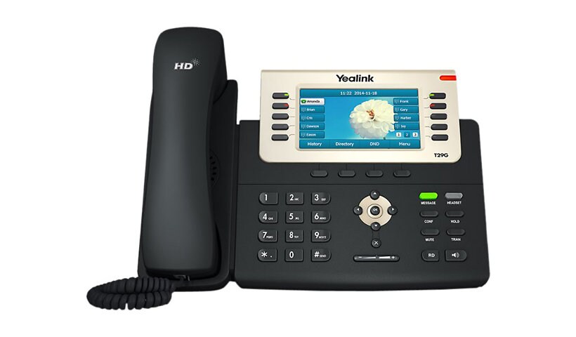 Yealink SIP-T29G - téléphone VoIP avec ID d'appelant - (conférence) à trois capacité d'appel