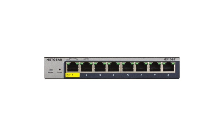 Netgear 8-Port Gigabit Ethernet Smart Managed Pro Switches with