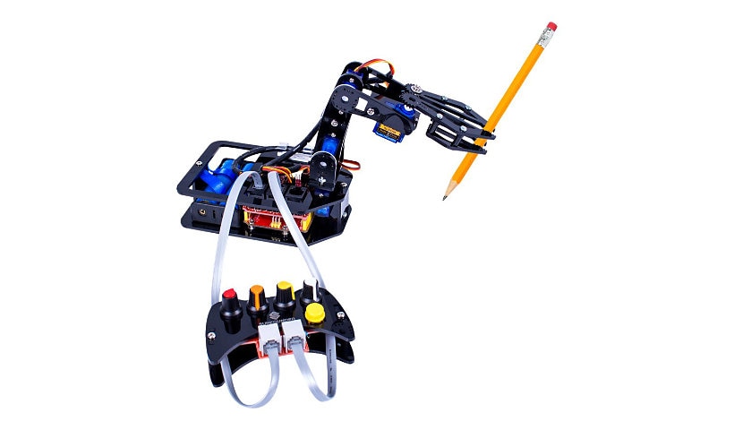 HamiltonBuhl STEAM Robo-Arm Kit for Arduino Programmable 4-Axis Robot Arm