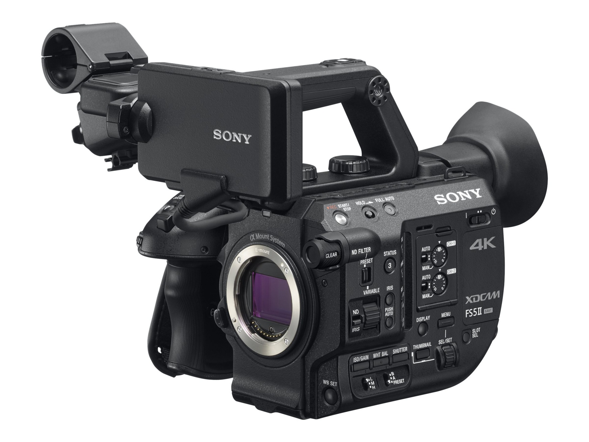 Sony XDCAM PXW-FS5M2K - camcorder PZ 18-105mm G OSS lens - storage: flash c