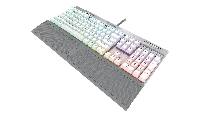 CORSAIR Gaming K70 RGB MK.2 SE Mechanical - keyboard - US - silver anodized brushed aluminum