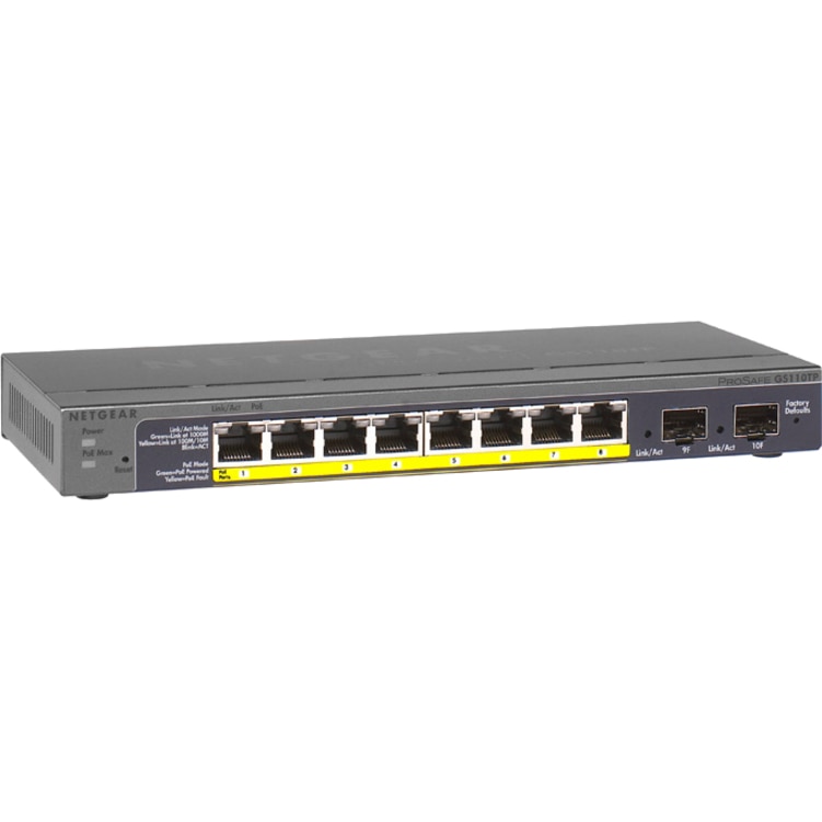 Thumbnail 4 of 4 for Netgear ProSafe GS110TP Ethernet Switch