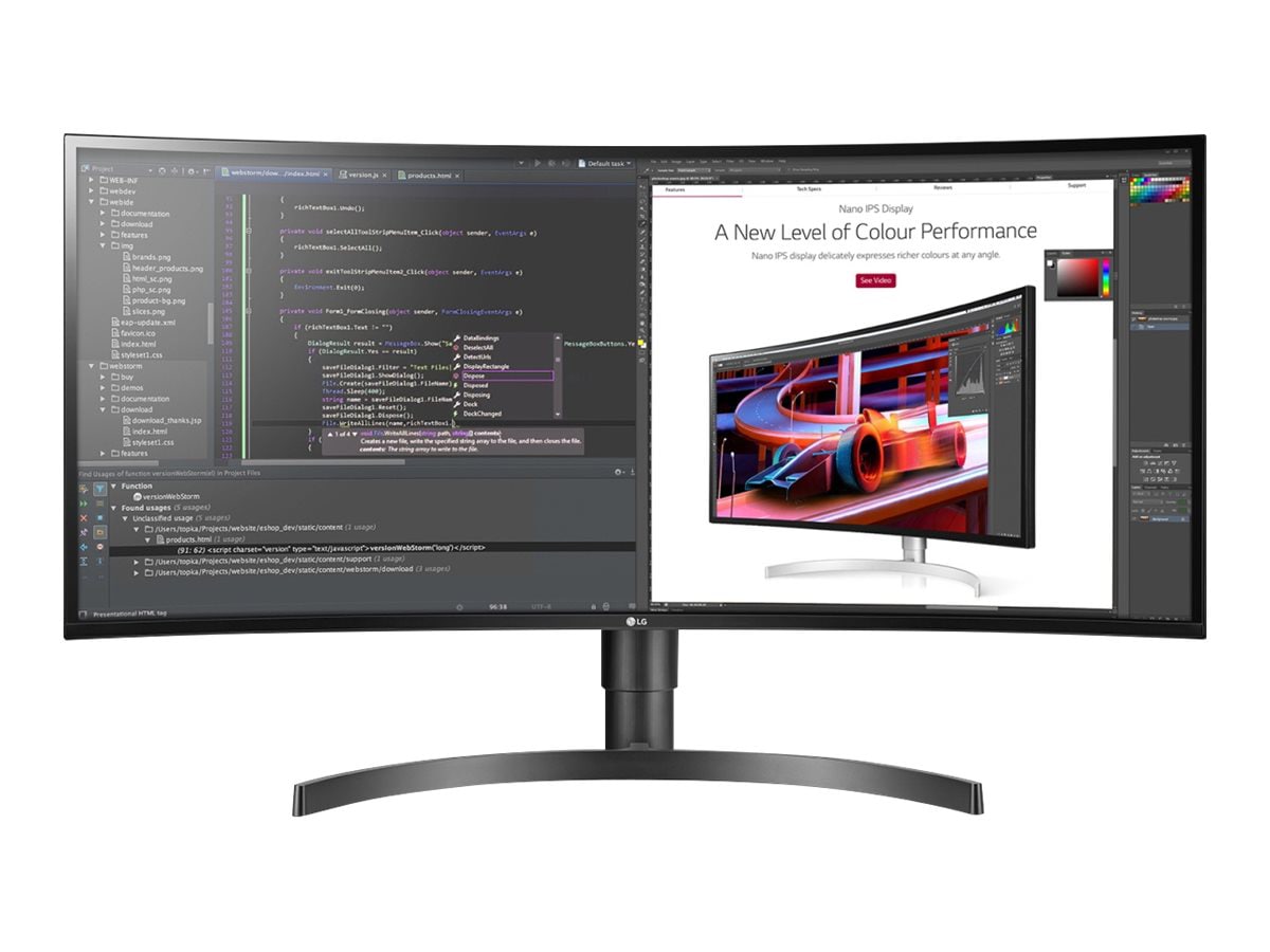 LG 34BL85C 34" Curved UltraWide 3440x1440 21:9 IPS Monitor