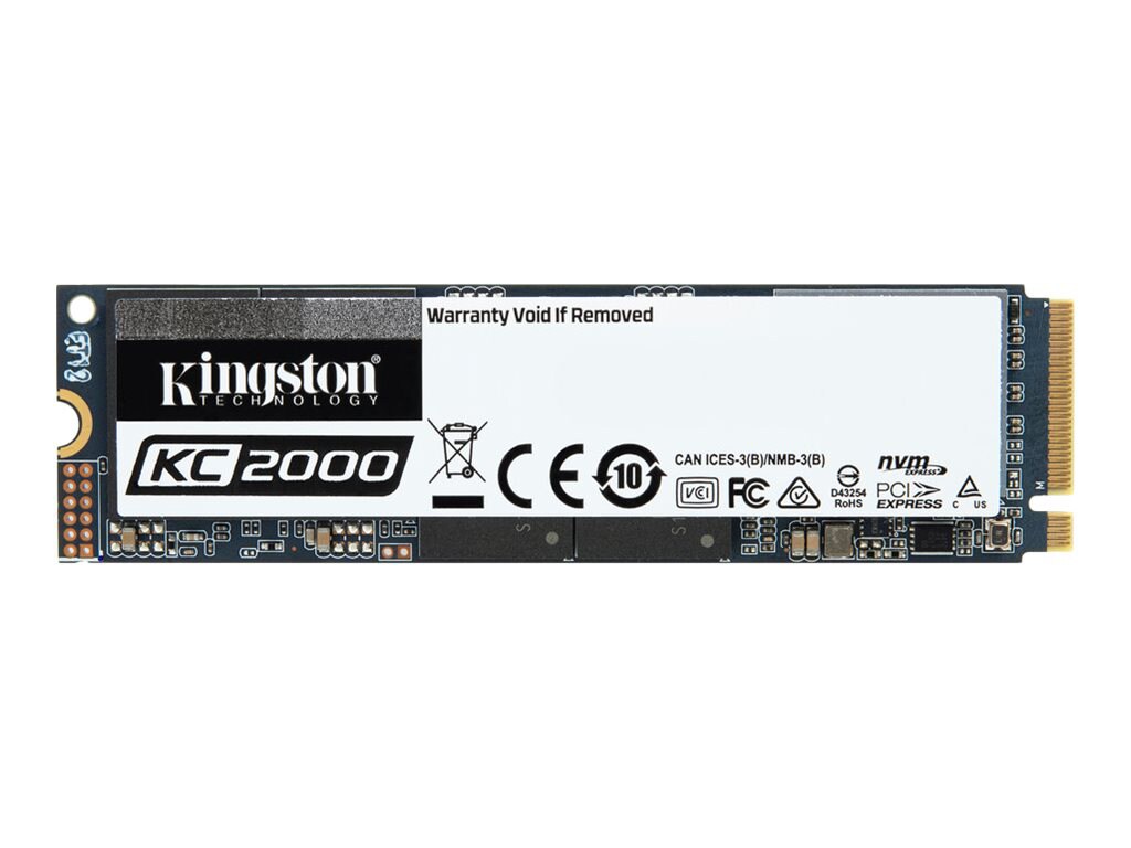 Kingston KC2000 - solid state drive - 2 TB - PCI Express 3.0 x4 (NVMe)