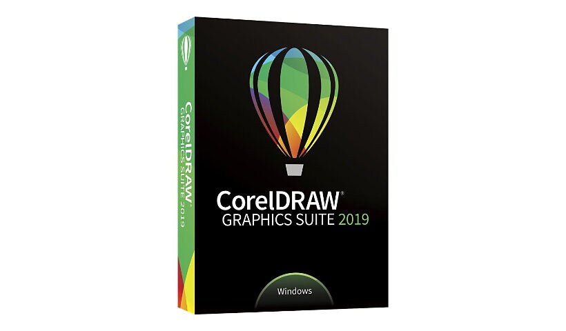 CorelDRAW Graphics Suite 2019 - box pack (upgrade) - 1 user