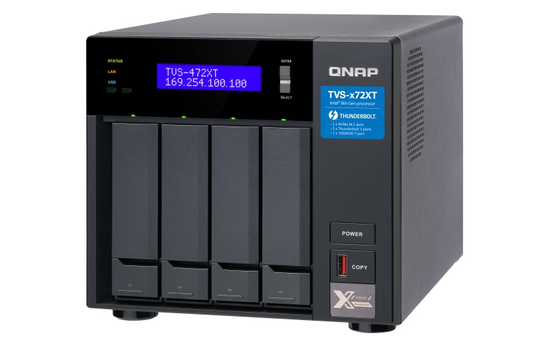 QNAP TVS-472XT - NAS server - 0 GB