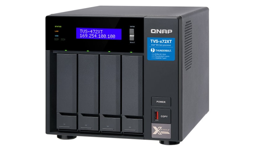 QNAP TVS-472XT - NAS server - 0 GB