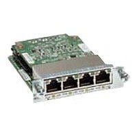 Cisco Gigabit EtherSwitch EHWIC - switch - 4 ports - managed - plug-in modu
