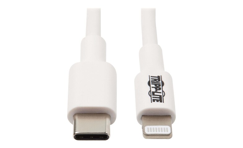 Tripp Lite Lightning to USB C Sync / Charging Cable Apple iPhone iPad USB  Type C USB-C USB Type-C 3ft - USB cable - 24