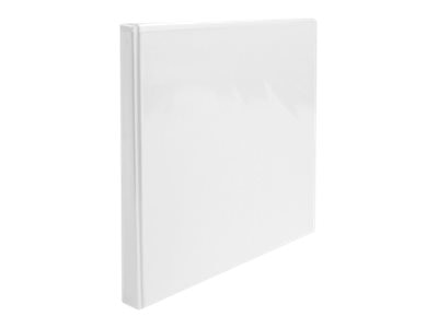 Business Source Basic - presentation ring binder - for Letter - capacity: 125 sheets - white