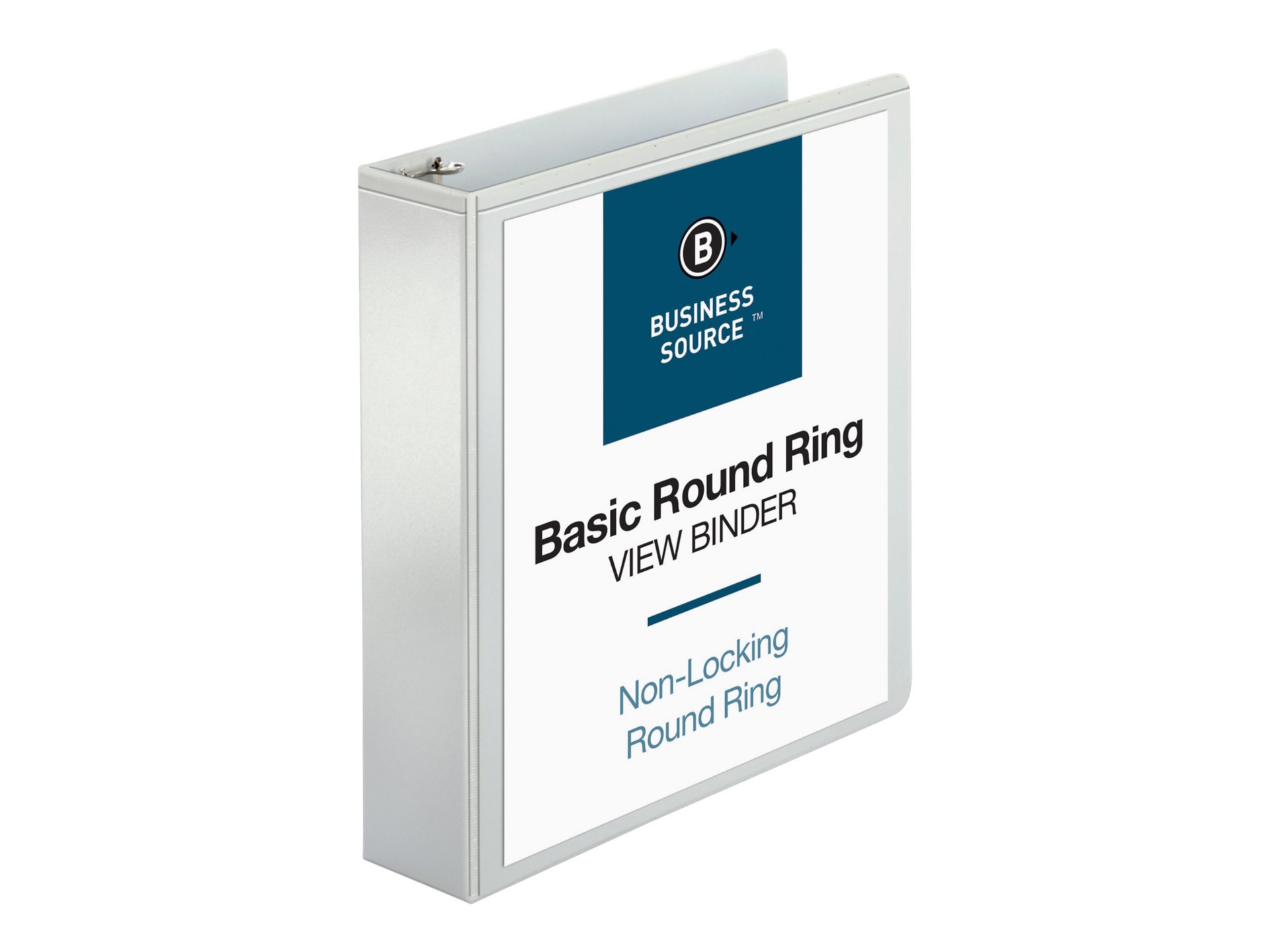 Business Source Basic - presentation ring binder - for Letter - capacity: 4