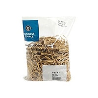 Business Source - rubber bands - 0.13 in x 3 in - 16 oz - crepe - rubber, latex (pack of 700)