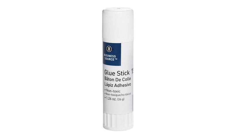 Business Source - glue stick - 1.3 oz - white