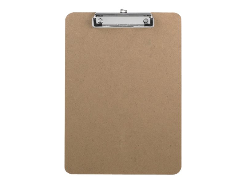 Business Source Flat Clip Clipboard - for letter-size sheets or smaller  -