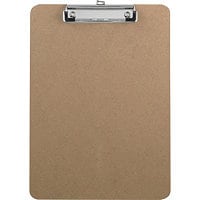 Business Source - clipboard - for 9.02 in x 12.52 in - brown
