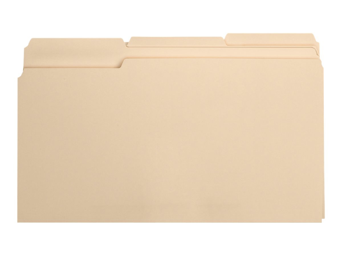 Business Source - file folder - for Legal - tabbed - manila (pack of 100)