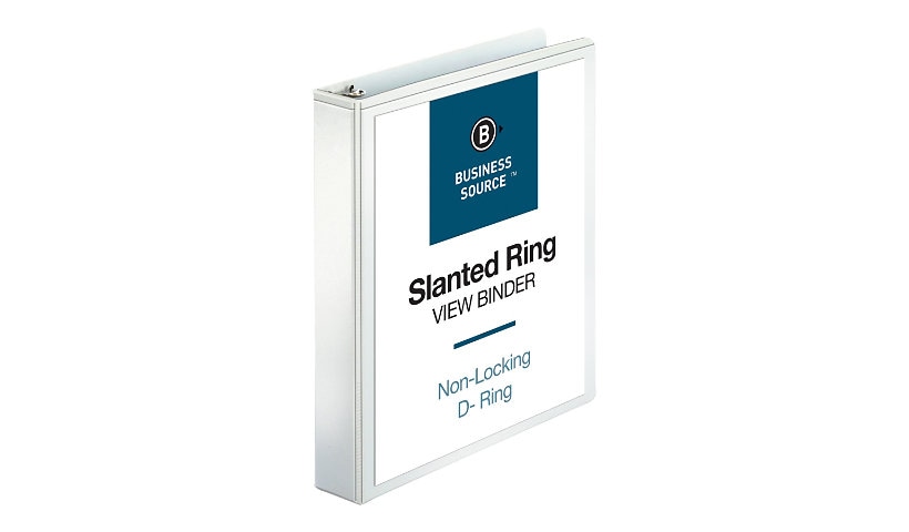 Business Source - presentation ring binder - for Letter - capacity: 375 she