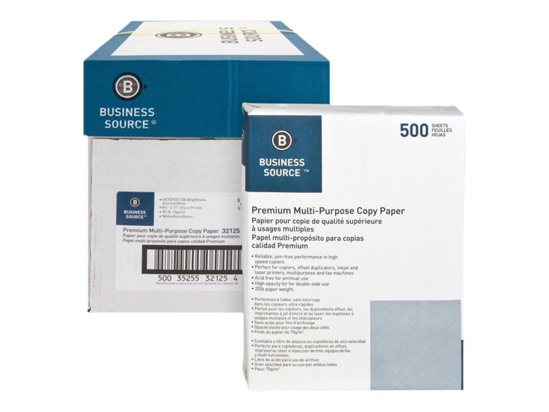 Business Source Premium - multipurpose paper - 2500 sheet(s) - Letter