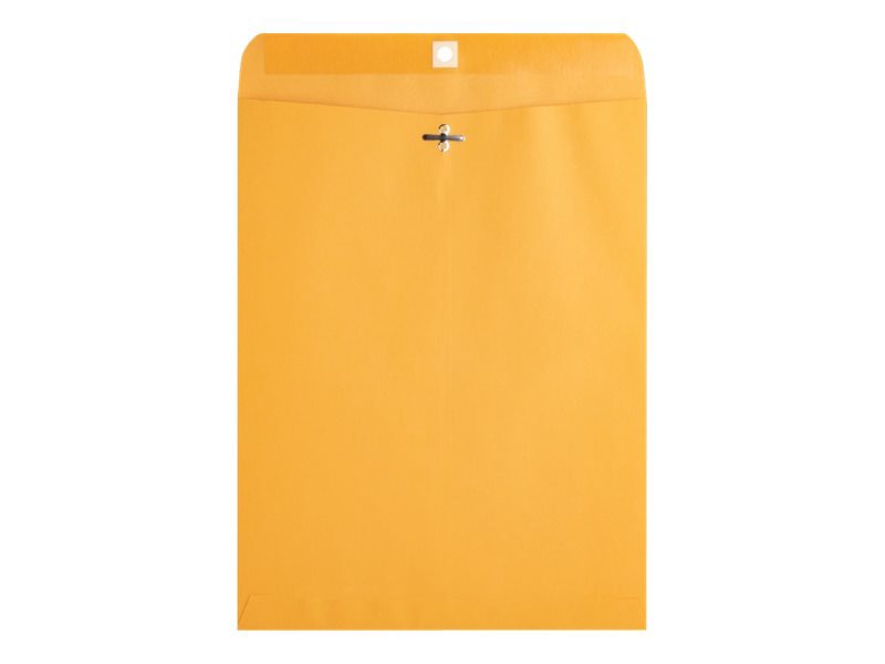 Business Source - envelope - 10 in x 13 in - open end - brown kraft - pack