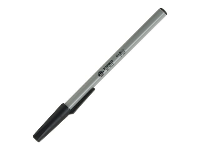 Business Source - ballpoint pen - black (pack of 60)