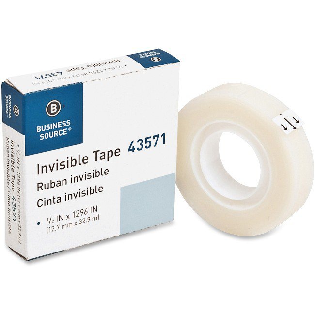 BUSINESS TAPE WRITE-ON 1/2X36YD 12