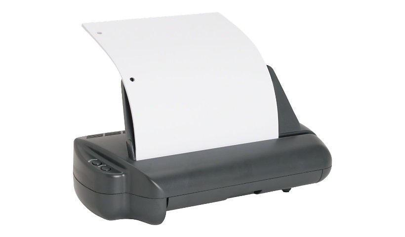Business Source electric hole punch - 30 sheets - 3 holes - dark gray