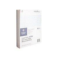 Business Source - block notes - 8.5 in x 11.73 in - 50 sheets (pack of 12)