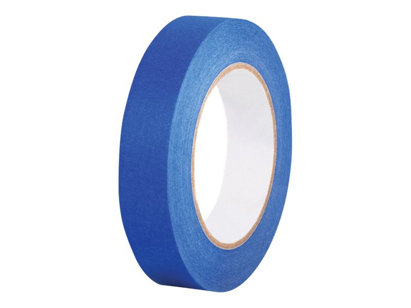 Business Source masking tape - 1 in x 180 ft - blue (pack of 2)