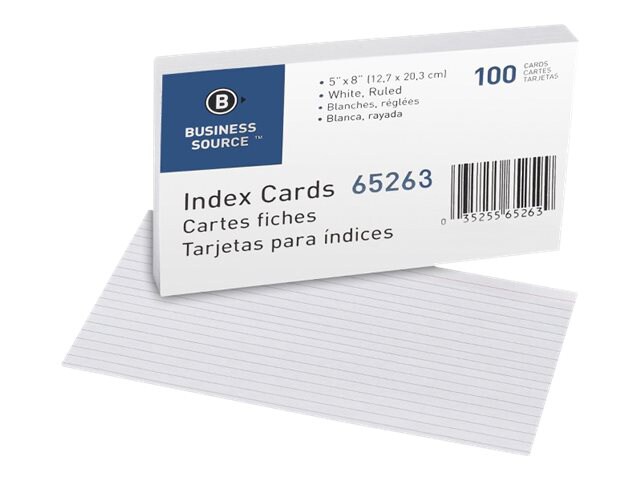 Business Source - index card -  (pack of 100)